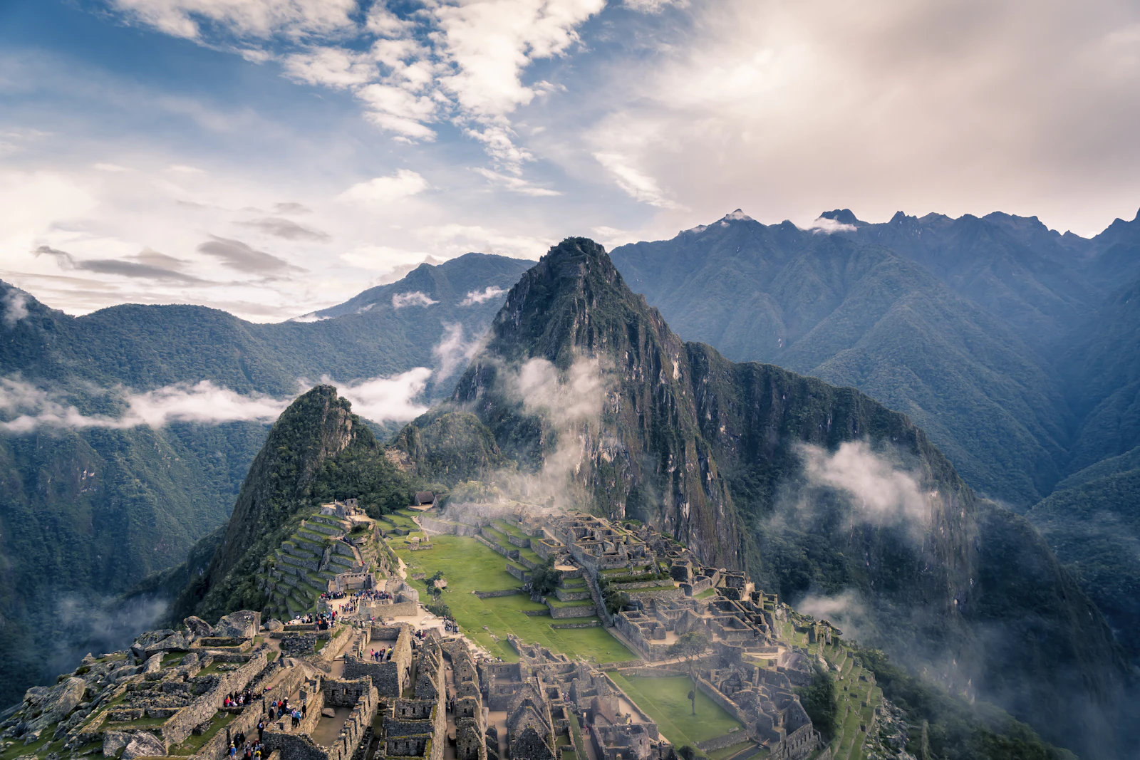 A view across the Andes in Peru